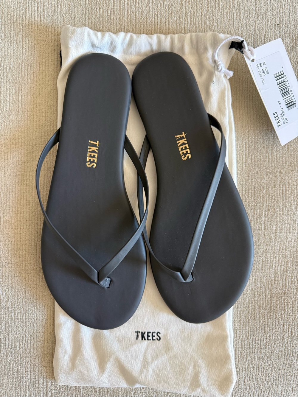 TKEES Lily Sandal Washed Black No. 37 - Picture 2 of 5